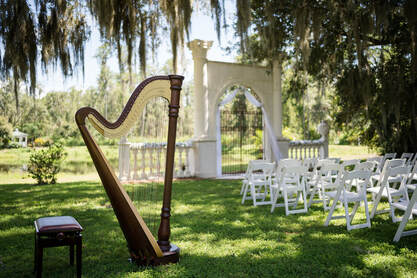 tampa harpist live musician for weddings 